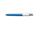 BIC Mehrfarbkugelschreiber 4 Colours 802258 0,4mm bl/ws