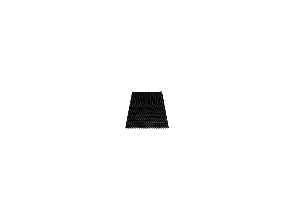 Ringgummimatte schwarz 80x120 cm 22 mm Höhe