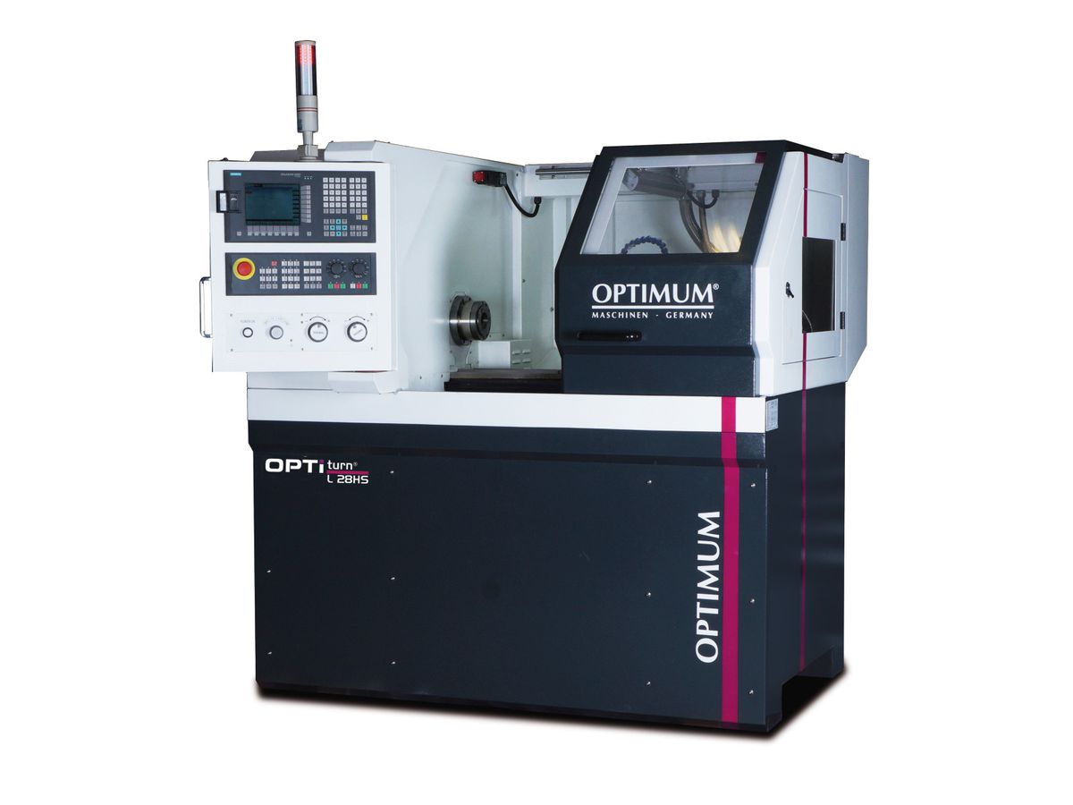 OPTIturn L28 HS CNC (808D advance) 400V/3Ph/50Hz CNC Drehmaschine