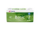 fripa Toilettenpapier Basic 1510805 2-lagig 250Bl. weiß 8 Rl./Pack.
