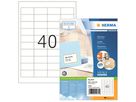 HERMA Etikett PREMIUM 4474 48,5x25,4mm weiß 4.000 St./Pack.