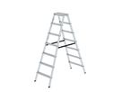 MUNK ML Aluminium-Stufenstehleiter beidseitig 2x7 Stufen
