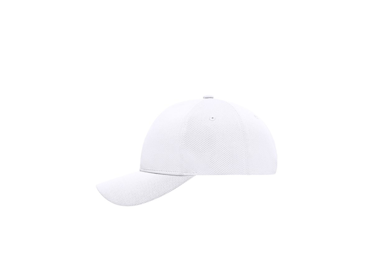 mb 6 Panel Sport Mesh Cap MB6214 white, Größe one size