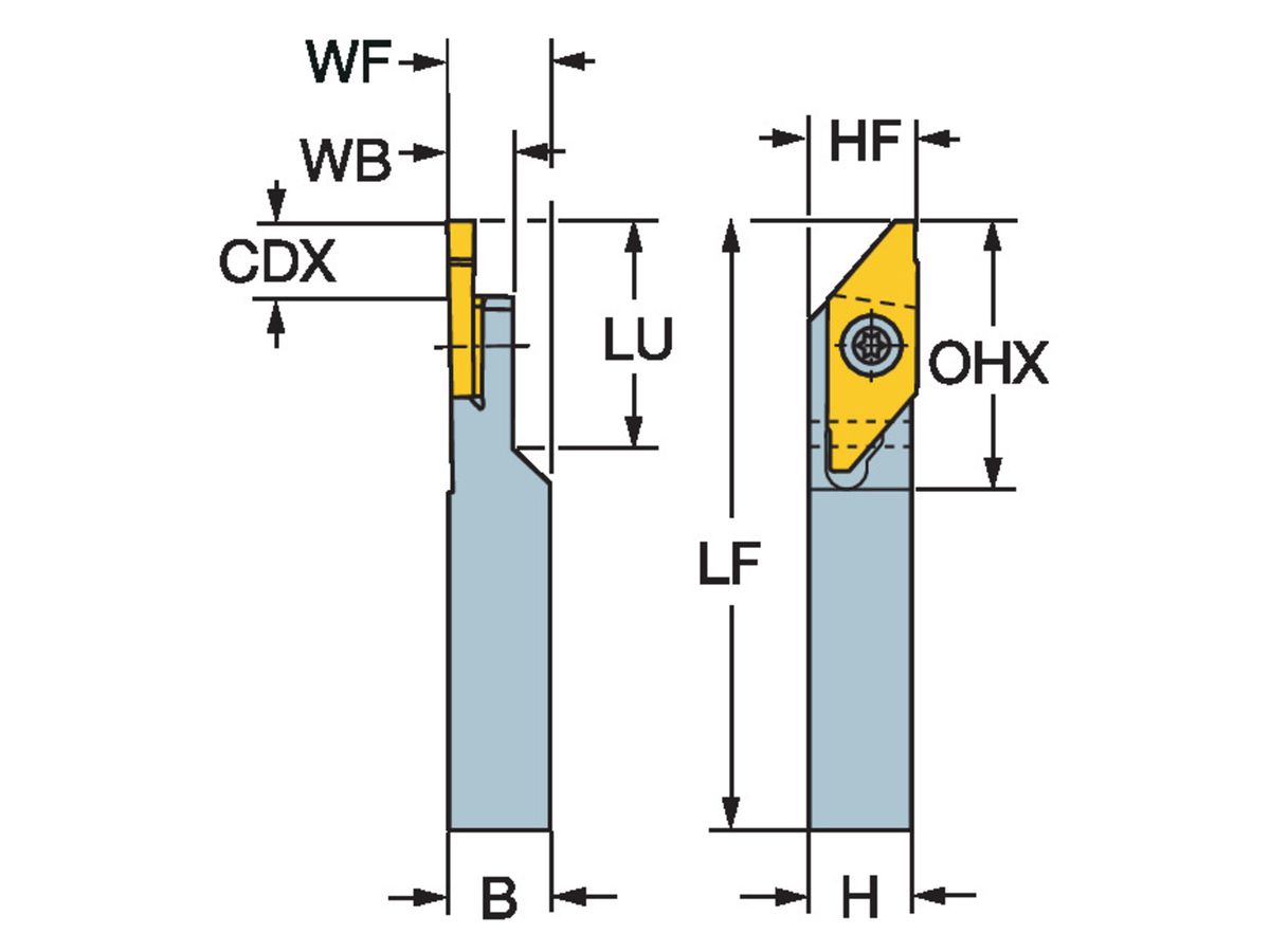 COROMANT CoroCut XS Schaftwerkzeug SMALR1212K3-X
