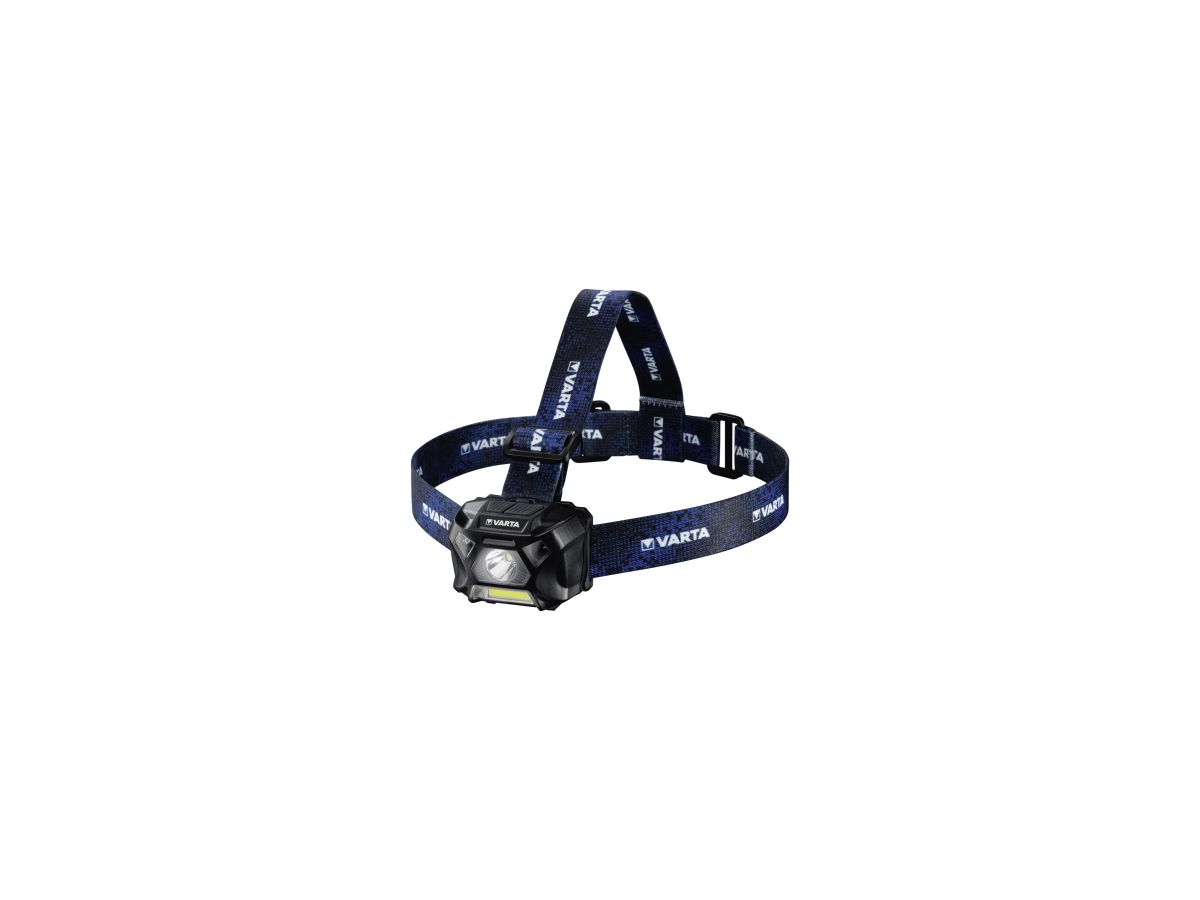 Varta Stirnlampe Work Flex Motion Sensor H20 18648101421 150lm