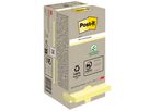 Post-it Haftnotiz Recycling Notes 654-1T 76x76mm gelb 16 St./Pack.