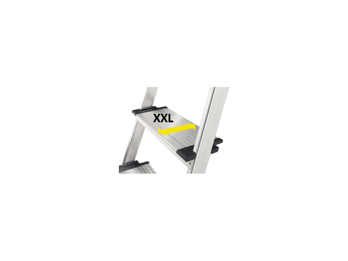 Hailo Stehleiter L80 ComfortLine 8040-707 7Stufen