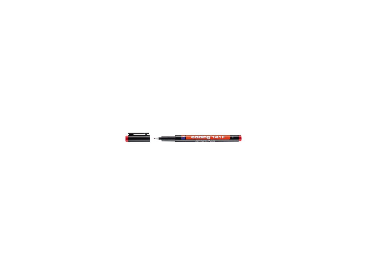 edding Folienschreiber 141 F 4-141002 0,6mm permanent rot
