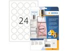 HERMA Folienetikett 8023 rund 40mm transparent 600 St./Pack.