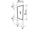WILKE Drehling HSSE Form-L 18x4x160mm Index