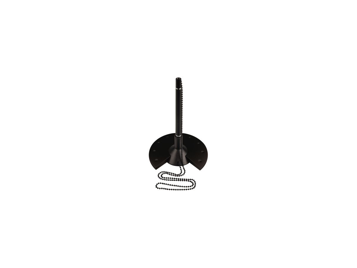 helit Kugelschreiberständer H6359095 10x15,5x10cm Kette sw