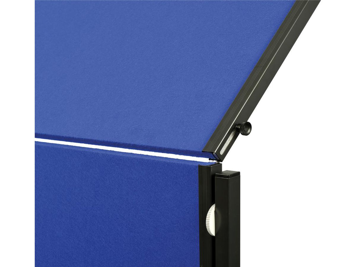 Legamaster Moderationswand 7-205410 120x150cm klappbar Filz marineblau