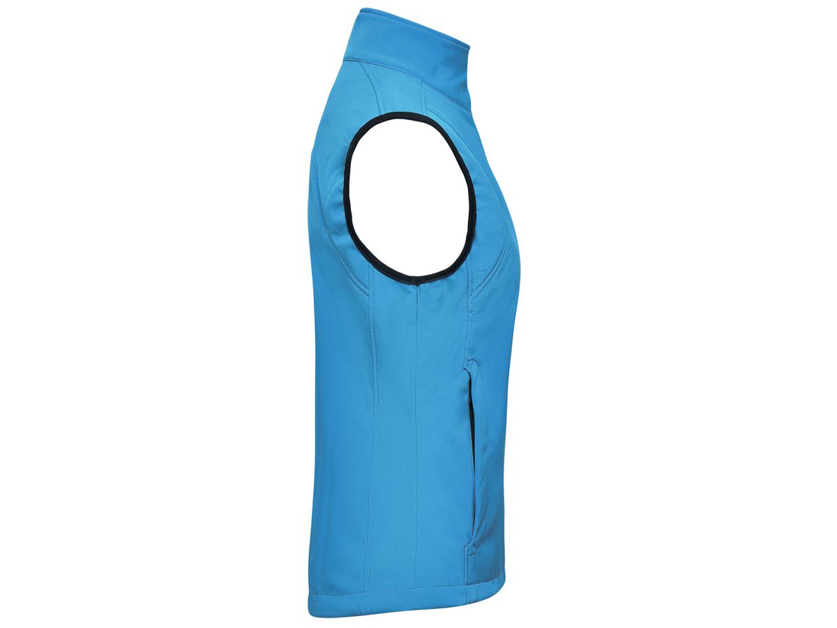 JN Ladies Softshell Vest JN138 95%PES/5%EL, aqua, Größe L