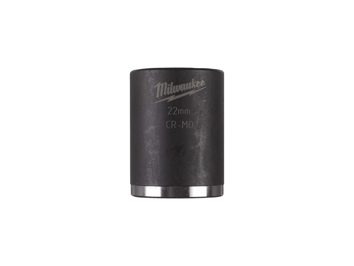 MILWAUKEE SHOCKWAVE Schlagnuss 3/8" kurz 22 x 25 mm