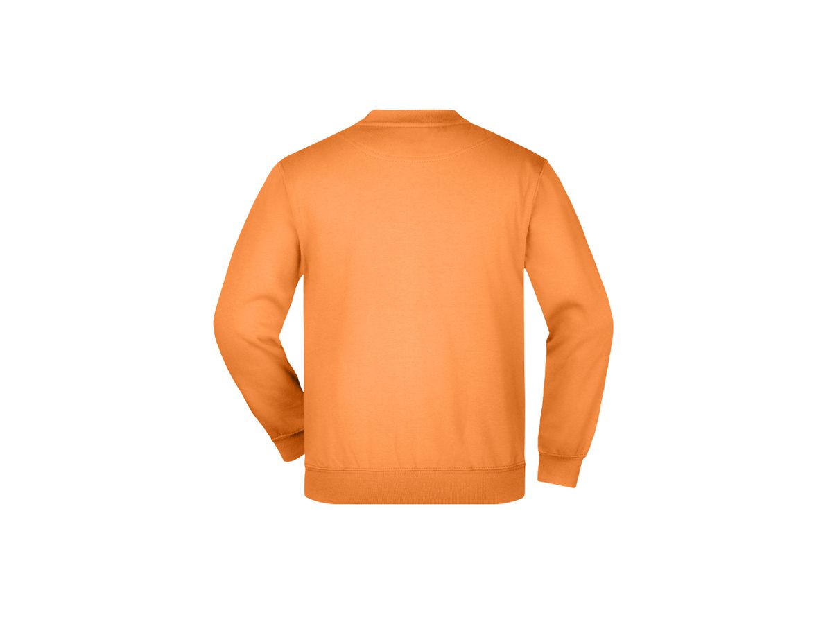 JN Round-Sweat Heavy Junior JN040K 80%BW/20%PES, orange, Größe XS