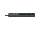 brennenstuhl Steckdosenleiste Secure-Tec 1159540376 6fach an