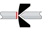 KNIPEX 72 21 160 Seitenschneider f. Kunststoff 160 mm