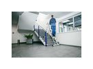 Günzburger Aluminium-Teleskopleiter 4-teilig mit Traverse 4x3 Sprossen 32121
