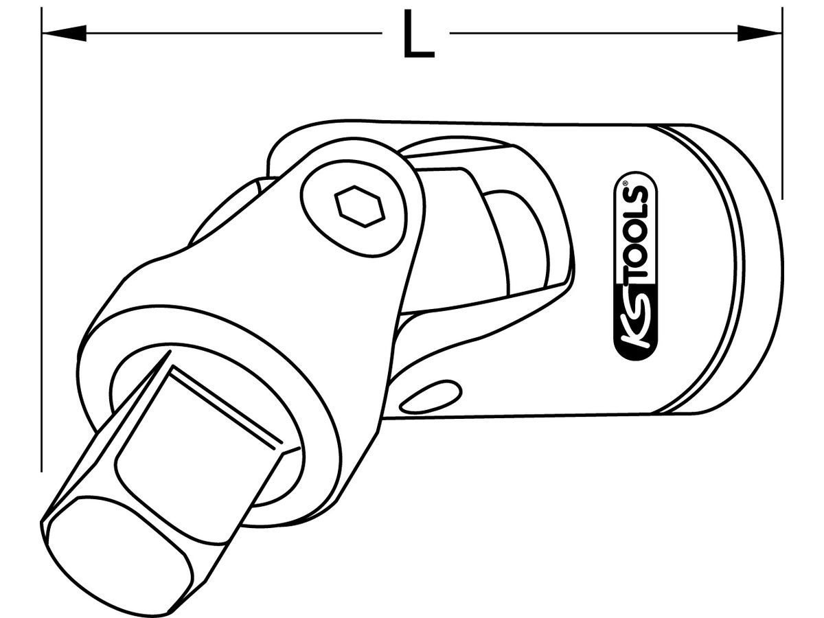 KS TOOLS Kardangelenk 1/2" 919.1250