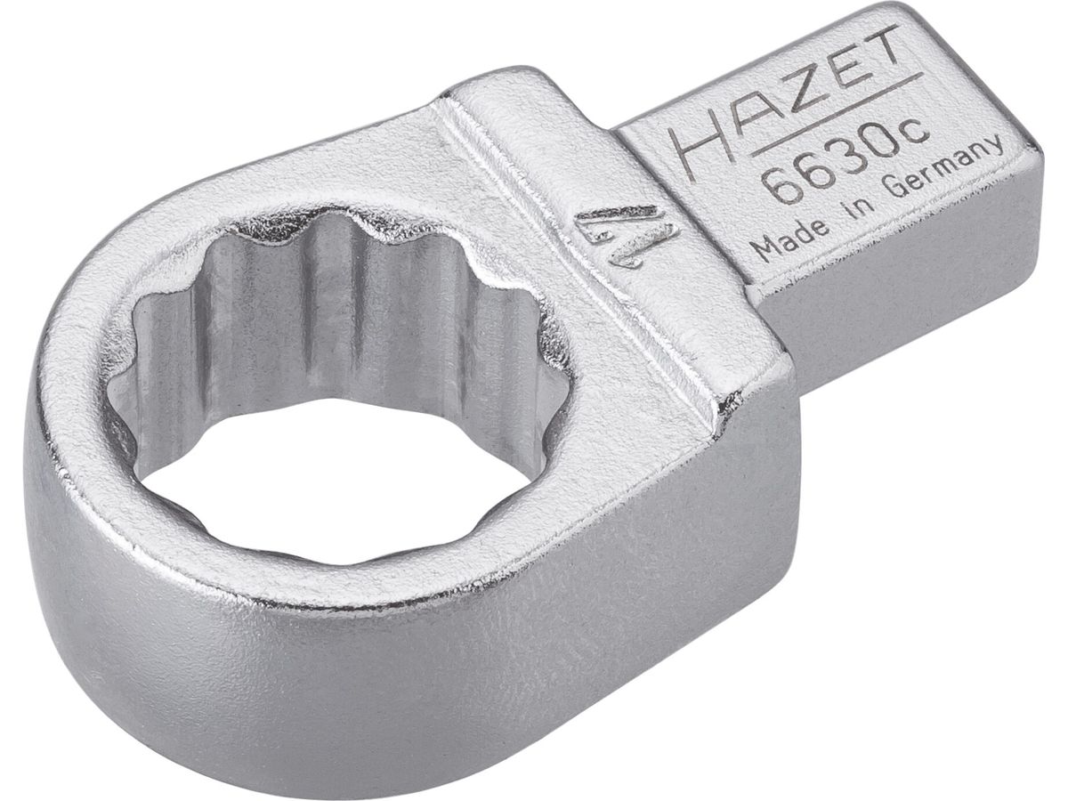 Plug-in ring spanner 17mm 9x12mm Hazet