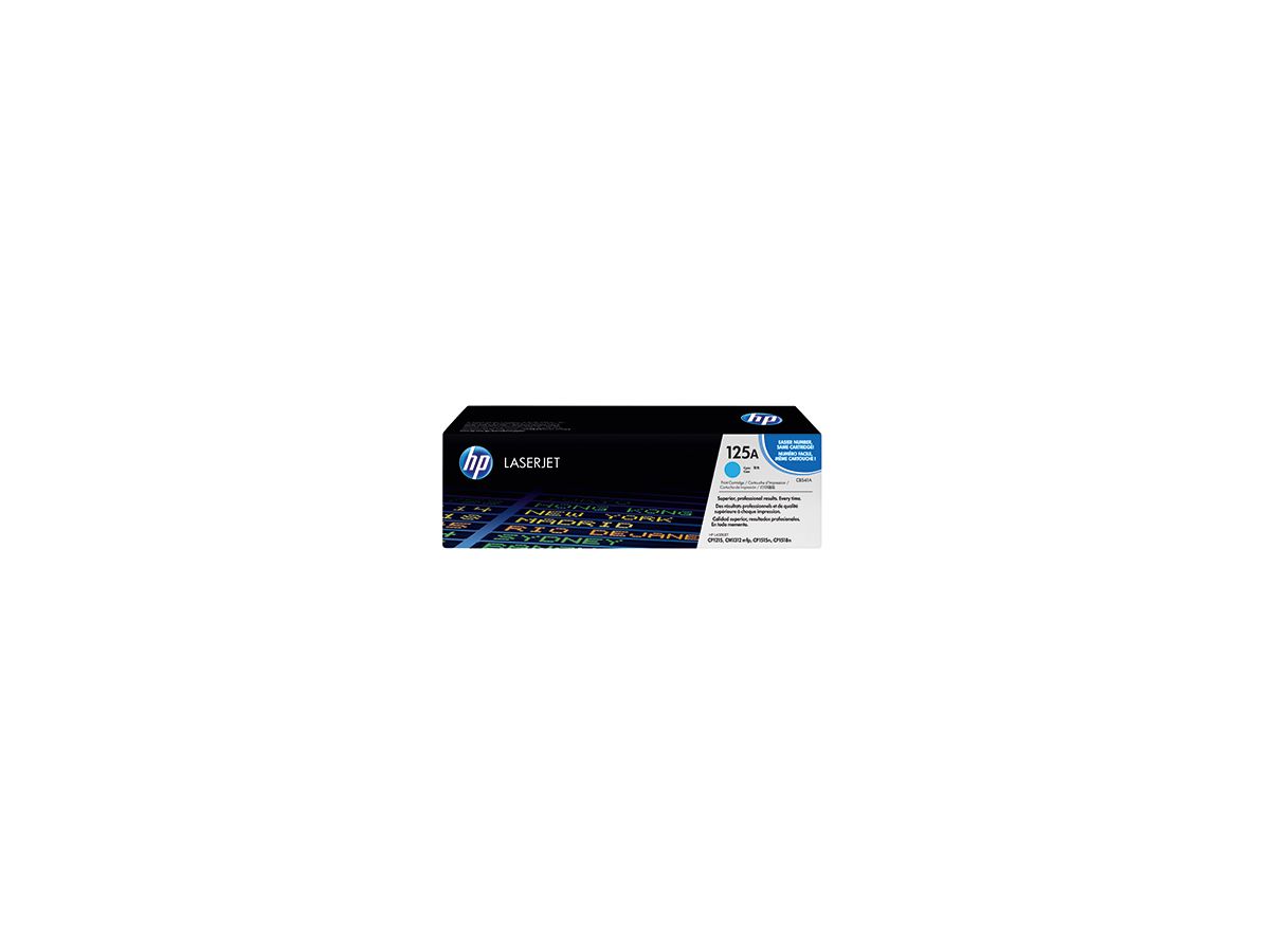 HP Toner CB541A 125A 1.400Seiten cyan