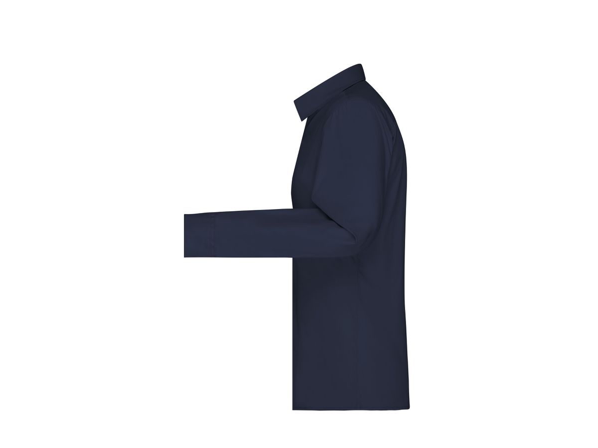 JN Ladies' Shirt Longsleeve Poplin JN677 navy, Größe S