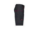 JN Workwear Bermudas - COLOR - JN872 carbon/red Gr. 46