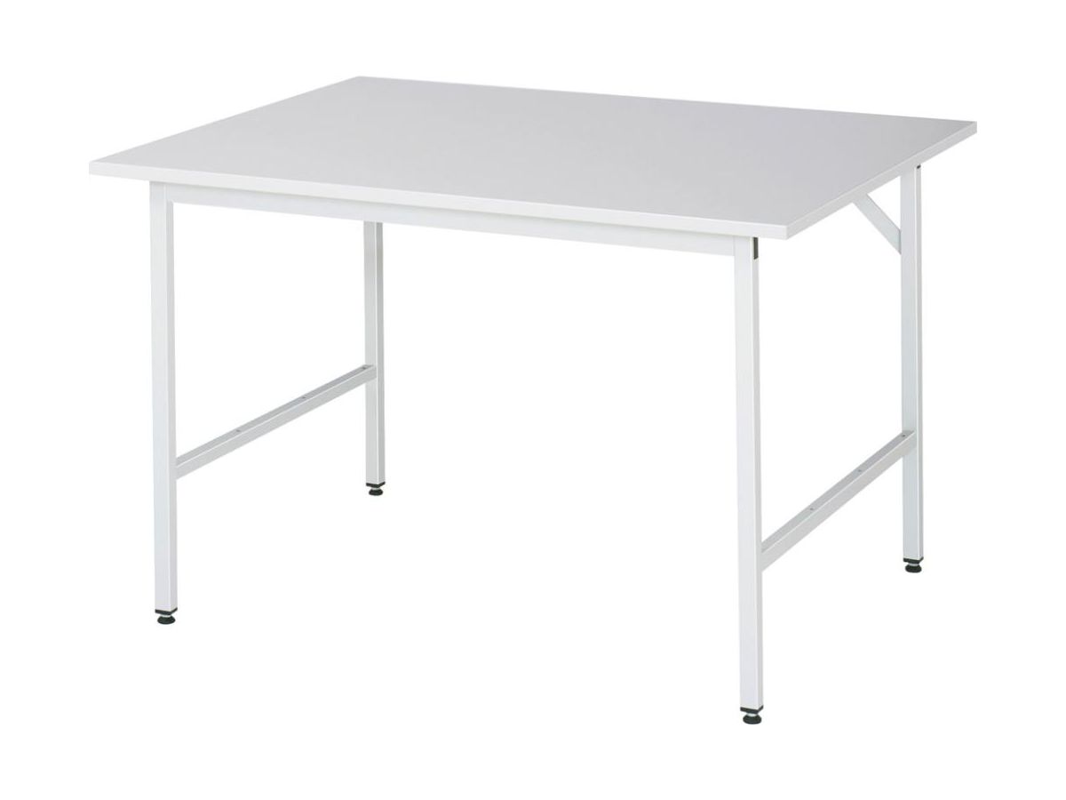 RAU Grundtisch 3030 RAL 7035 Melamin 1250 x 800 mm