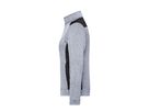 JN Damenfleece Jacke white-melange/bl. 100% Polyester 280g/m JN 861 Gr. 4XL