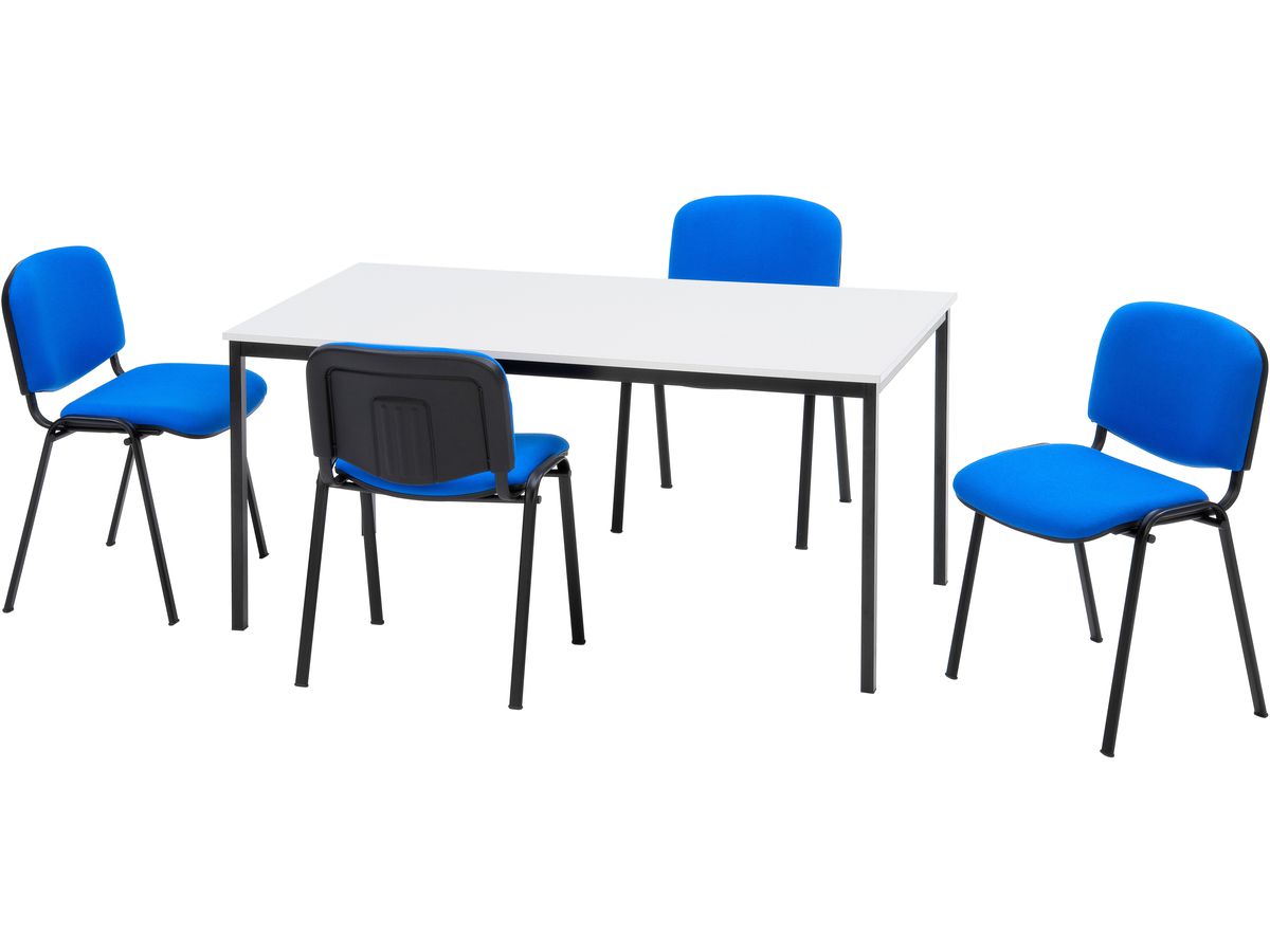 Mehrzwecktisch 160/80 lichtgrau/lichtgrau 19mm