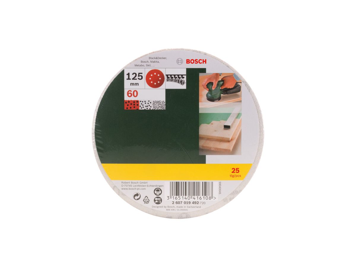 BOSCH Prom_30 PEX-Blätter 125 Korund K60