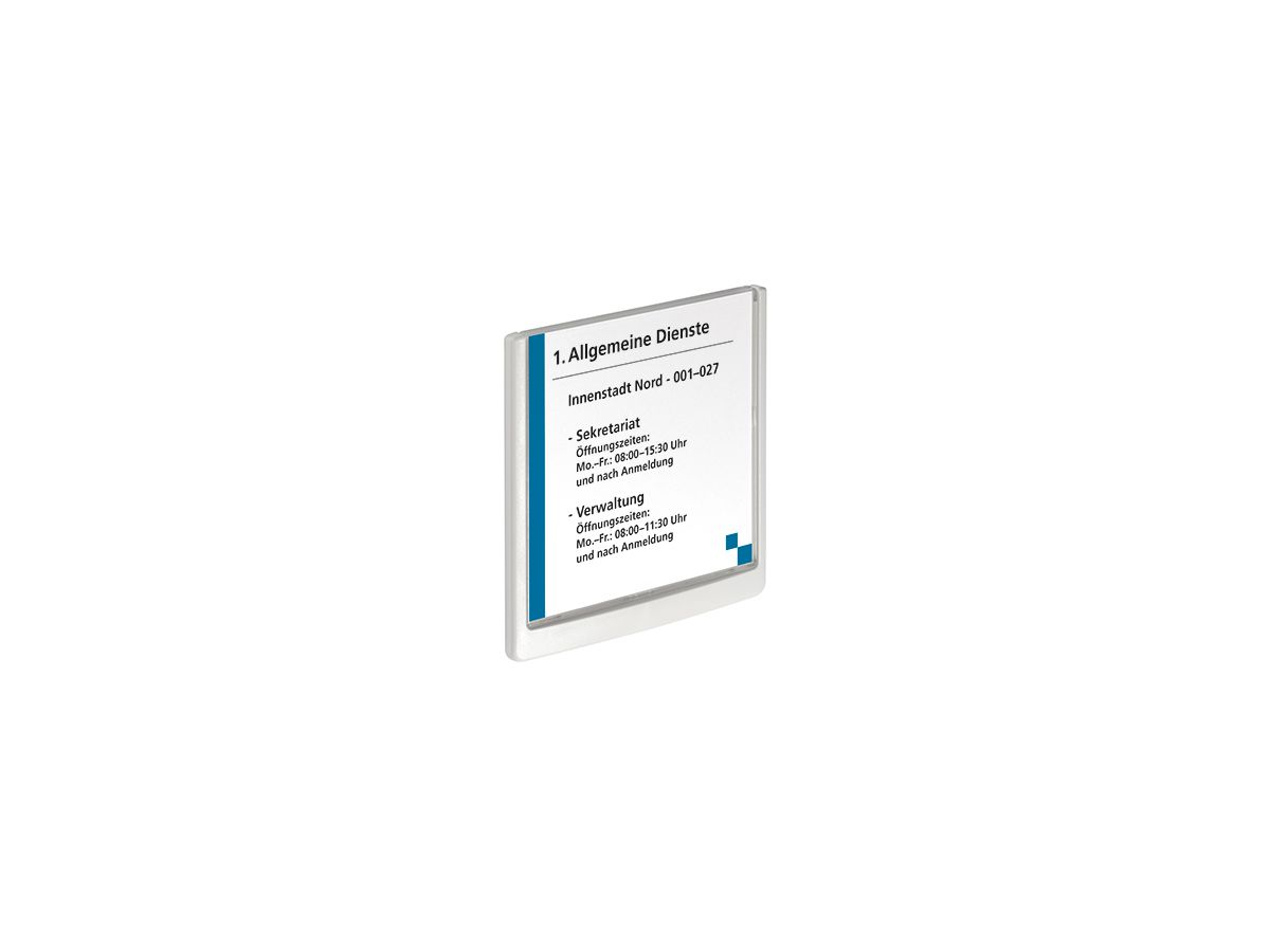 DURABLE Türschild Click SIGN 486202 149x48,5mm weiß