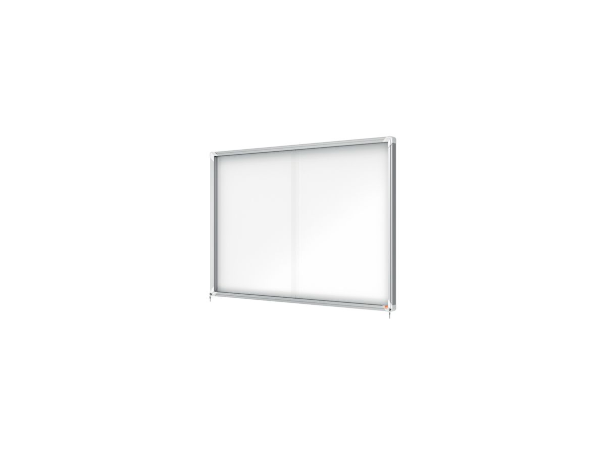 Nobo Schaukasten 1902571 141,2x100x5,4cm 18xDIN A4 silber