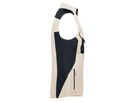 JN Craftsmen Softshell Vest JN825 100%PES, stone/black, Größe XS