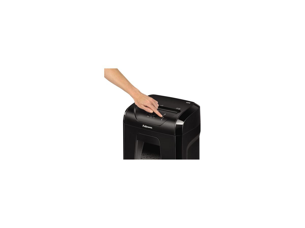 Fellowes Aktenvernichter Powershred 12C 7120101 Partikel 4x40mm