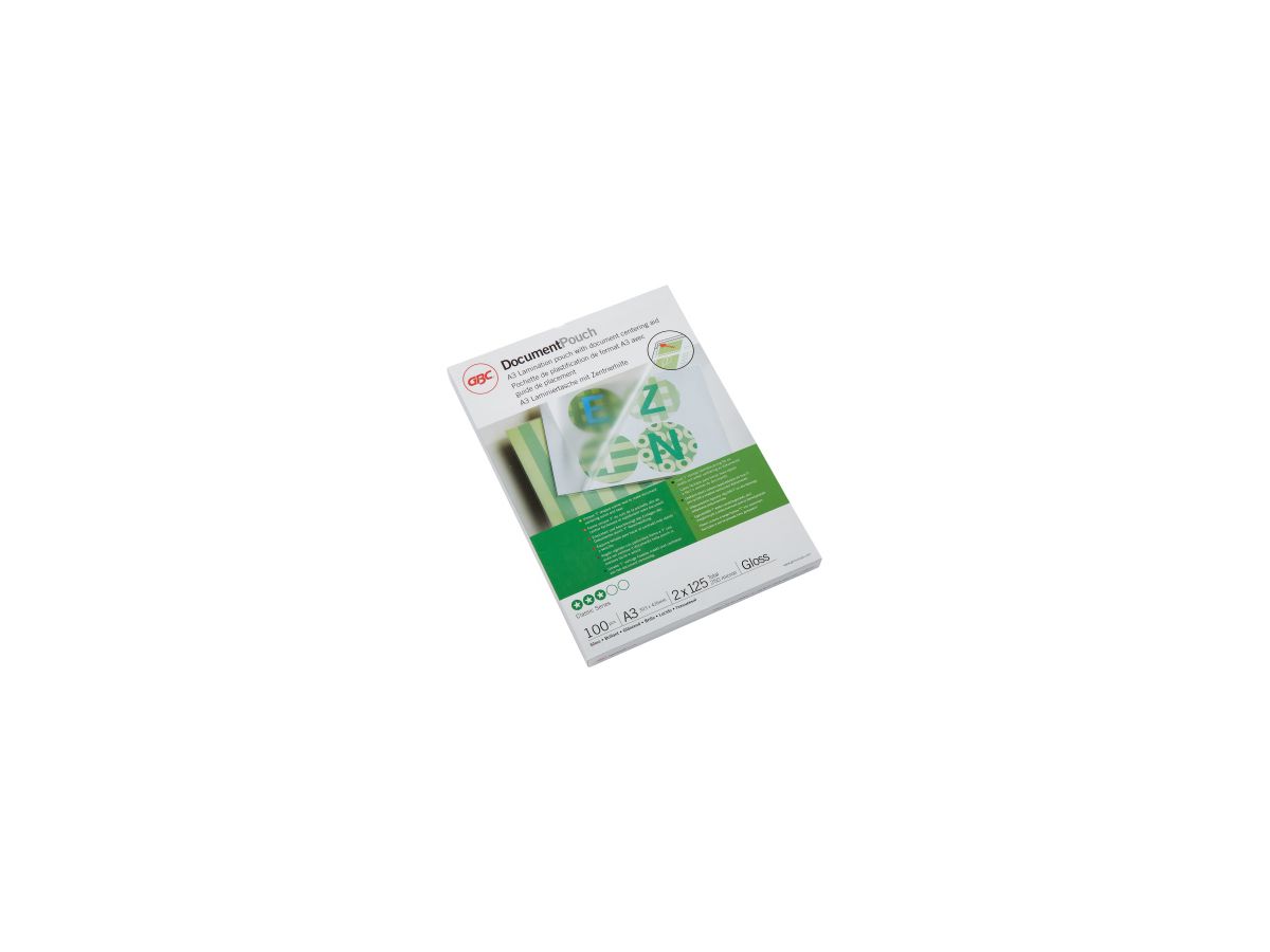 GBC Folientasche DocumentPouch 3200725 DIN A3 125mic 100 St./Pack.