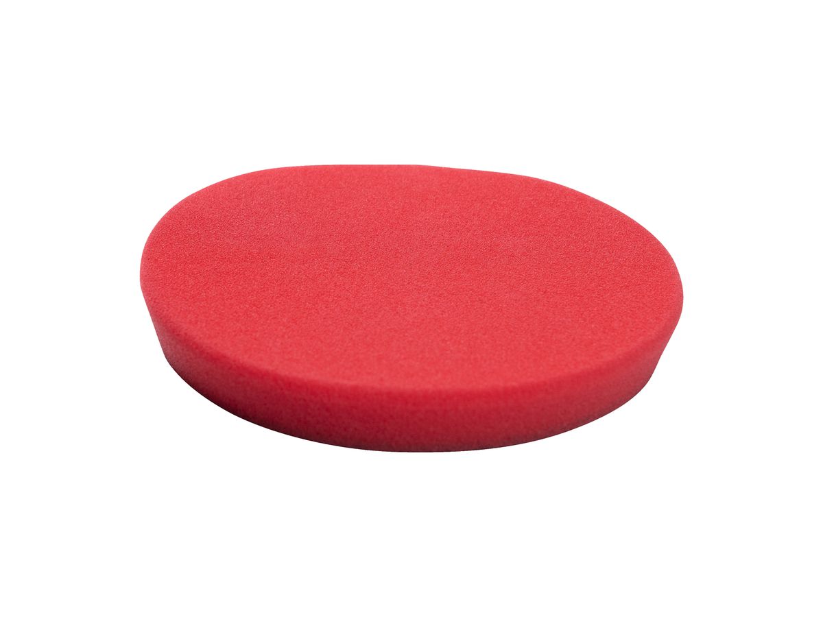 MILWAUKEE Polierschwamm Kletthaftung 140/20 mm, Rot