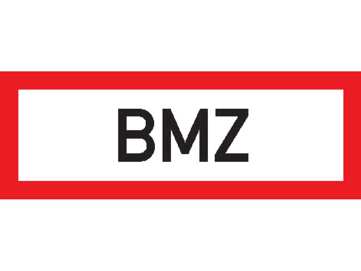 Brandsch-Schild BMZ