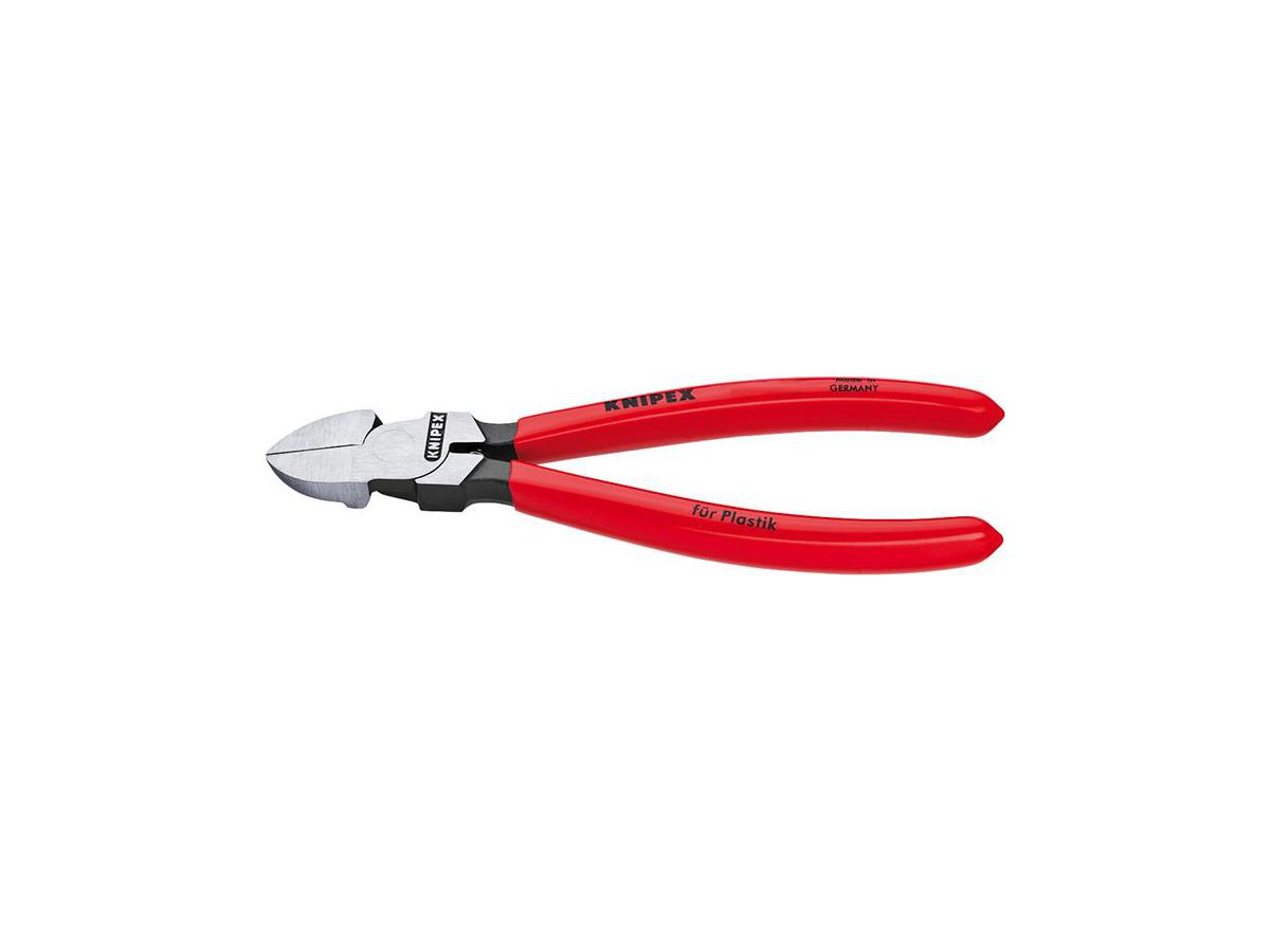 Side cutter plastic 180mm w/o bevel Knipex