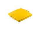 DURABLE Abfalleimer DURABIN FLIP VEH2012030 52x61x49cm grau/gelb