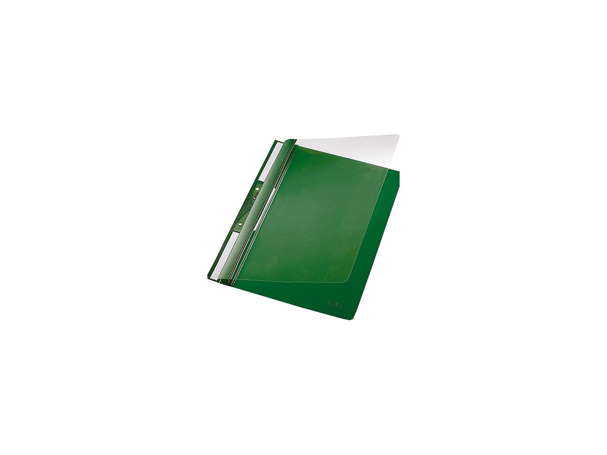 Leitz Einhakhefter 41900055 DIN A4 kfm. Heftung PVC grün