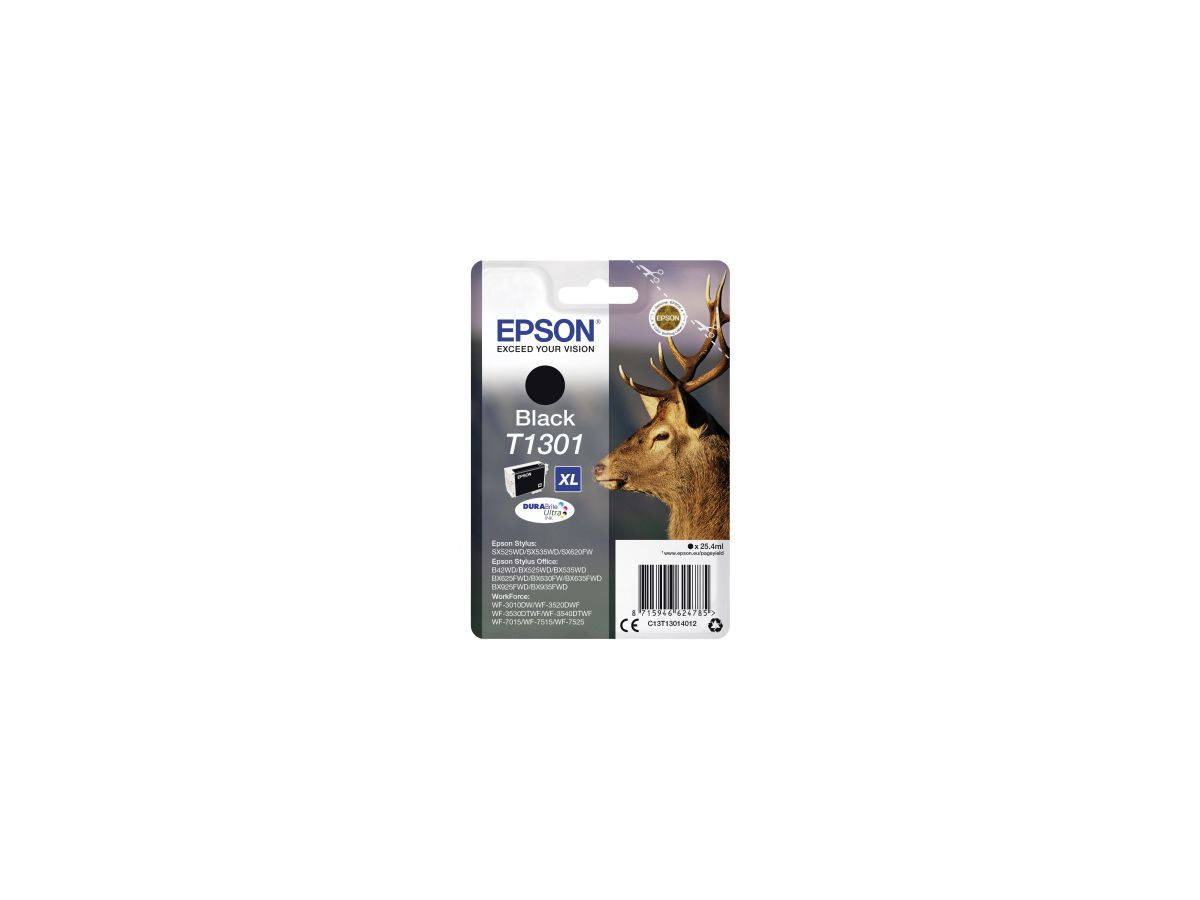 Epson Tintenpatrone C13T13014012 T1301 25,9ml schwarz