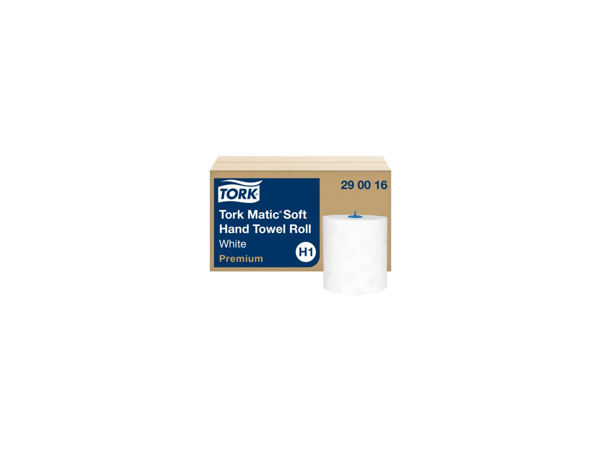 TORK Handtuchrolle Premium 290016 2-lagig 100m weiß