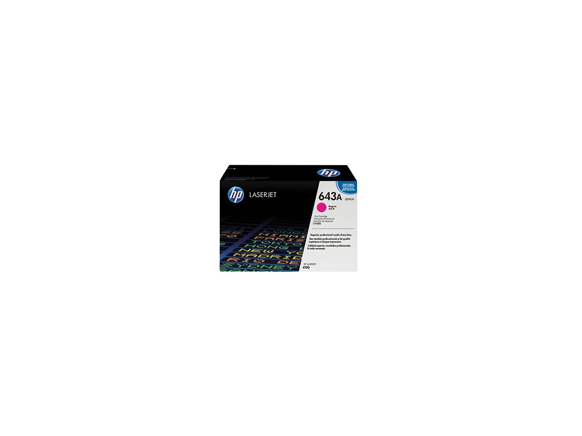 HP Toner Q5953A 643A 10.000Seiten magenta