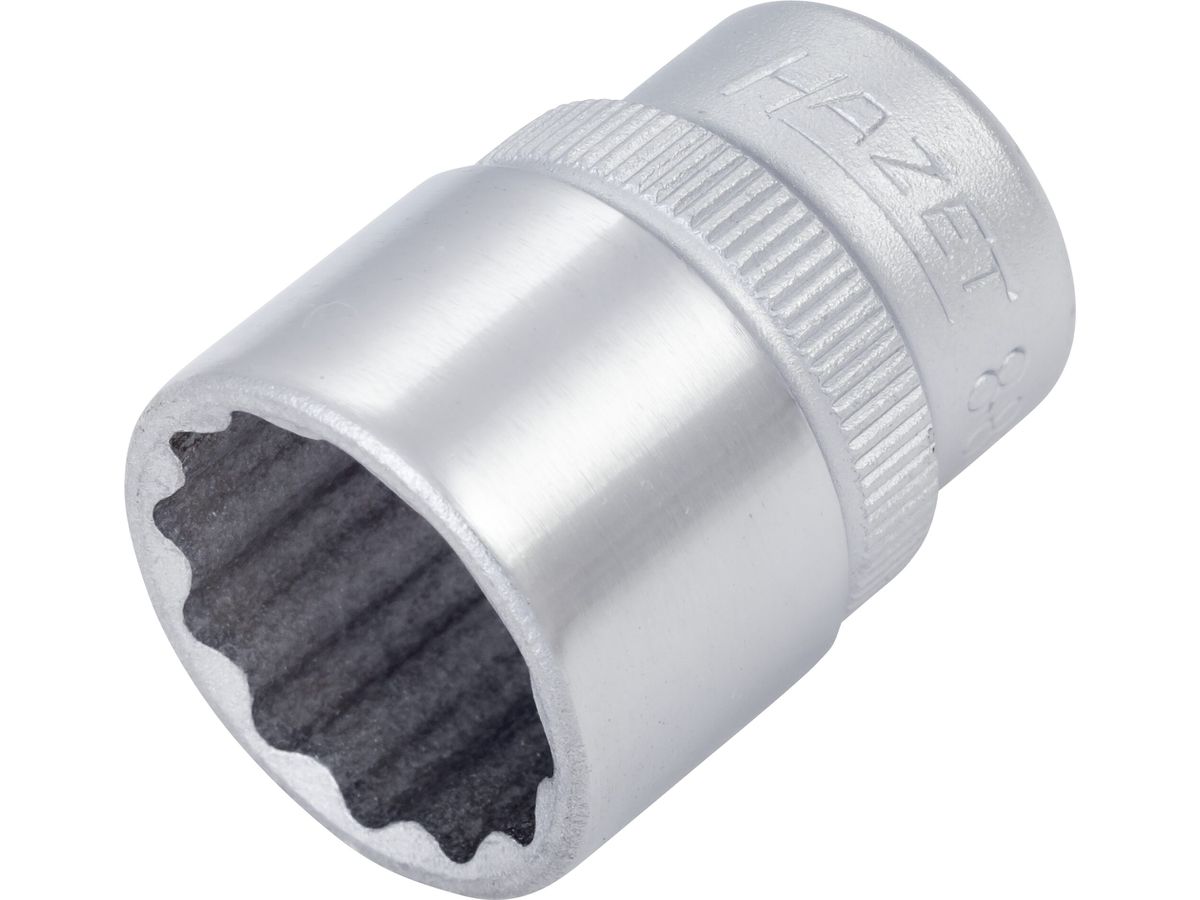 Socket wrench insert 3/8" 16mm bi-hex DIN3124 Hazet