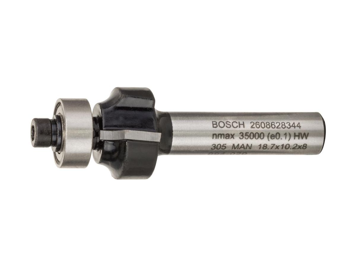 BOSCH Abrundfräser Standard for Wood 8 mm, R1 3 mm