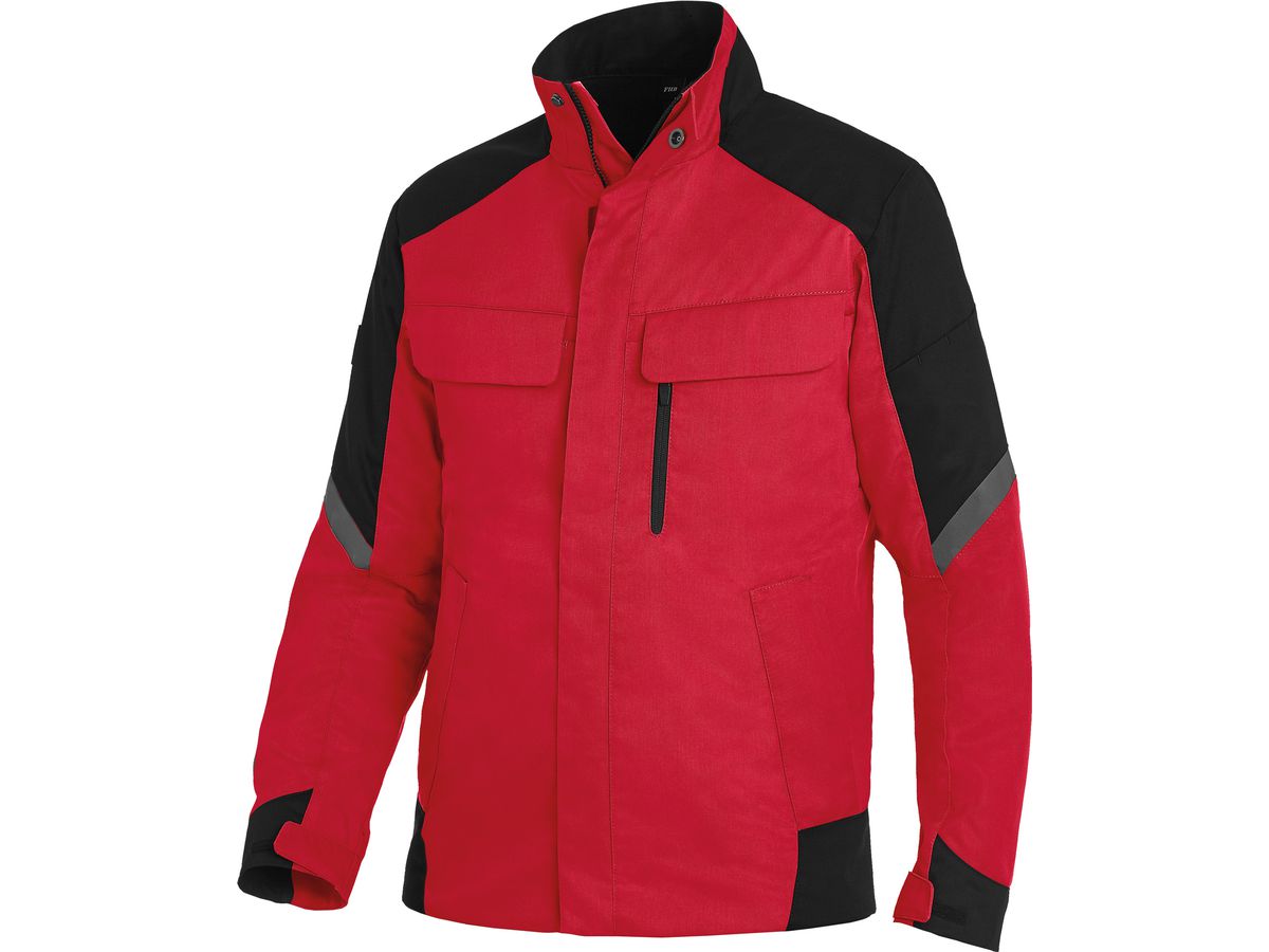 FHB Arbeitsjacke FRANK 125900 rot-schwarz, Gr. M