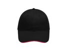 mb 6 Panel Brushed Sandwich Cap MB6212