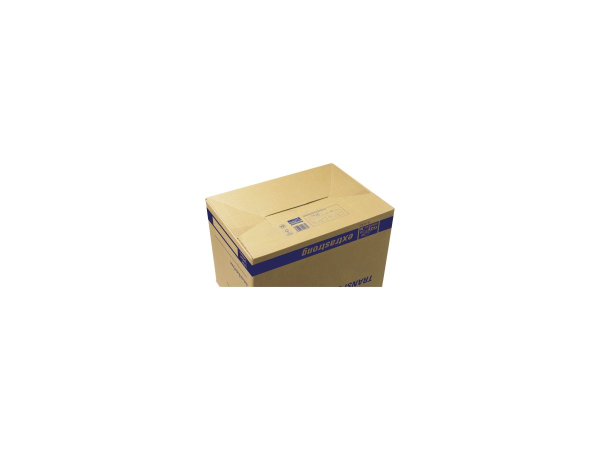 tidyPac Umzugskarton Transportbox XL TP110.002 68x35,5x35cm braun