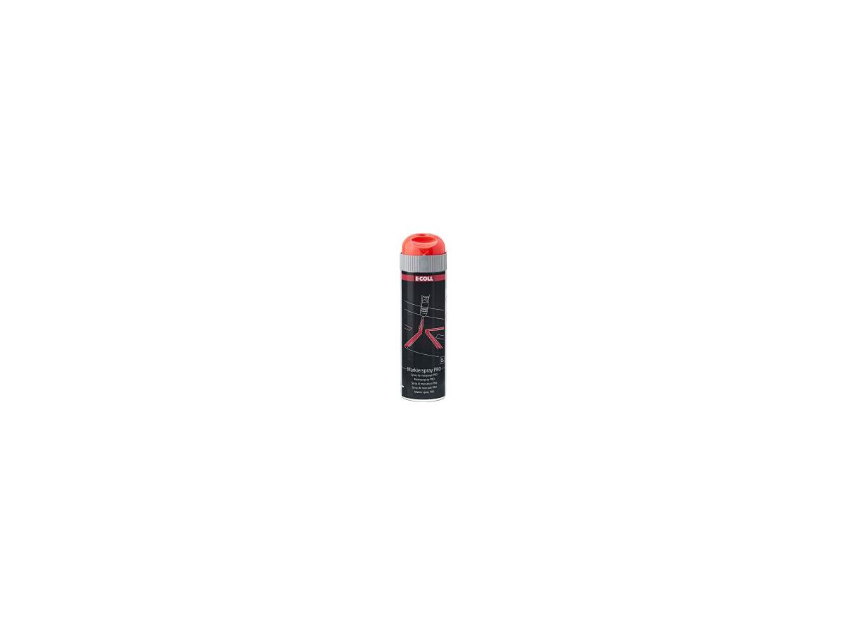 E-COLL PRO Markierspray floureszierend rot, 500 ml Spraydose